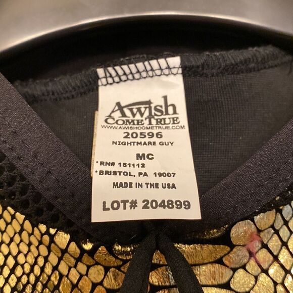 A Wish come true costume 2 piece boys set Metallic Scale Boys Hop Hop Dance MC - Picture 8 of 11